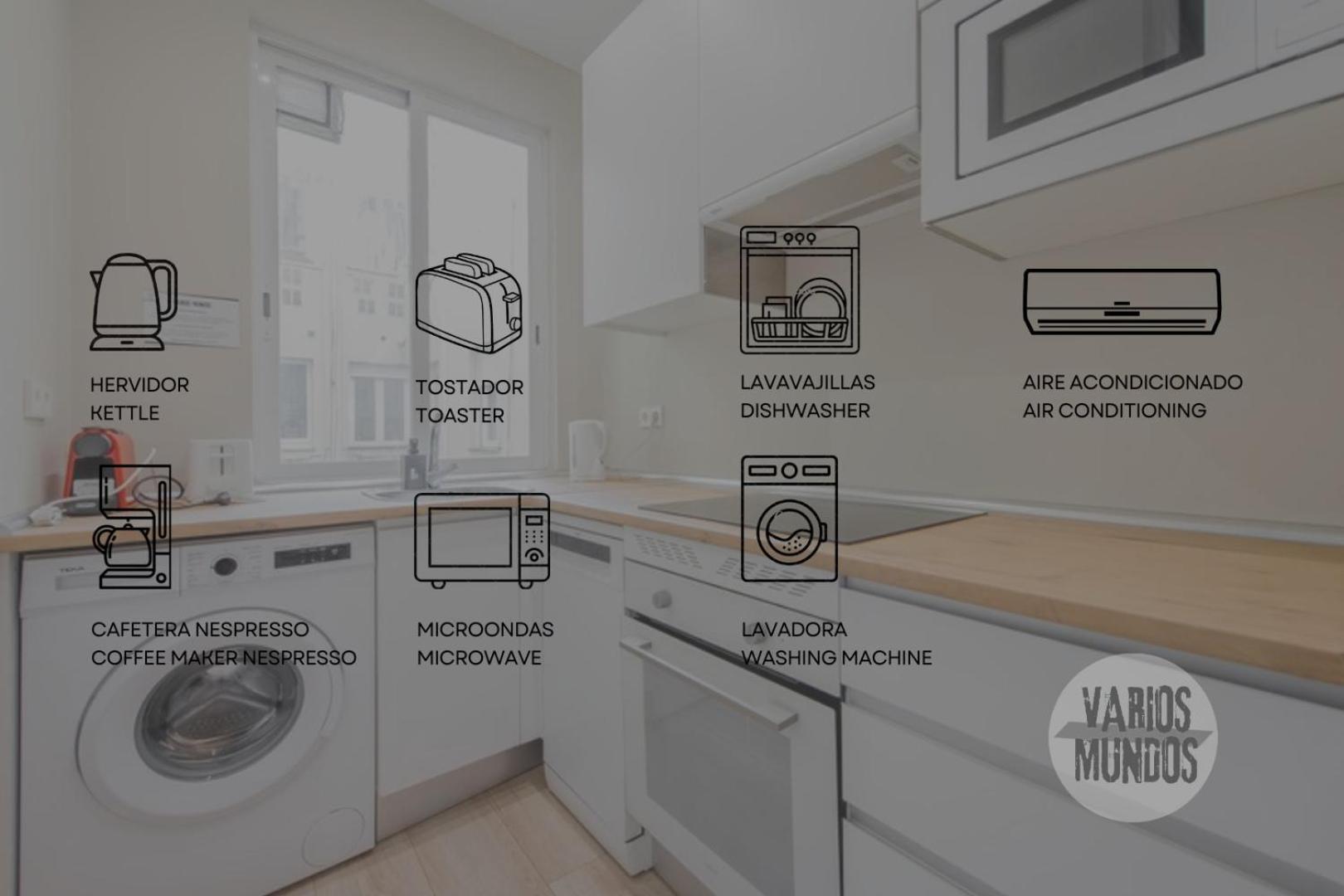 Apartamento Cool Piso De 3Hab En El Centro De Madrid-La Latina Exterior foto